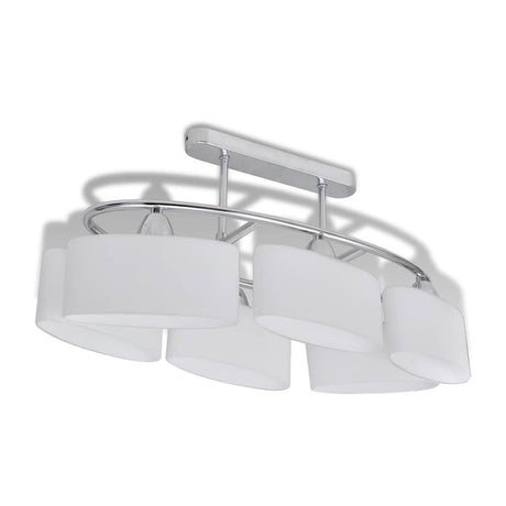 Vidaxl loftlampe med ellipse glashætter 6xe14