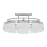 Vidaxl loftlampe med ellipse glashætter 6xe14