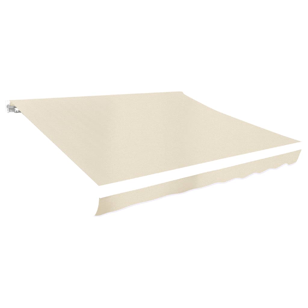 Vidaxl Laifeldoek 6x3 m lærred crème