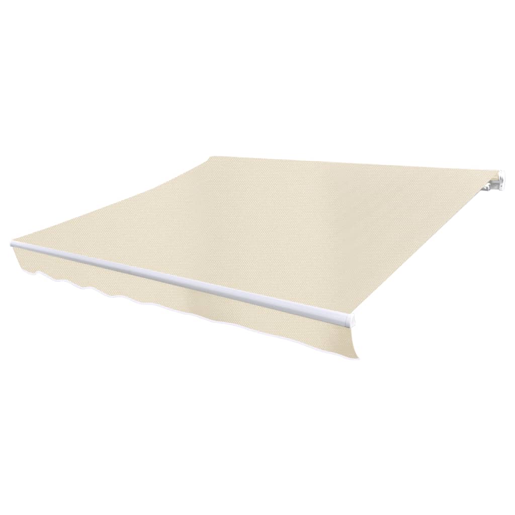 Vidaxl Laifeldoek 6x3 m lærred crème