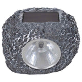 Vidaxl Outdoor Spotlight Solar førte 12 st stenformet