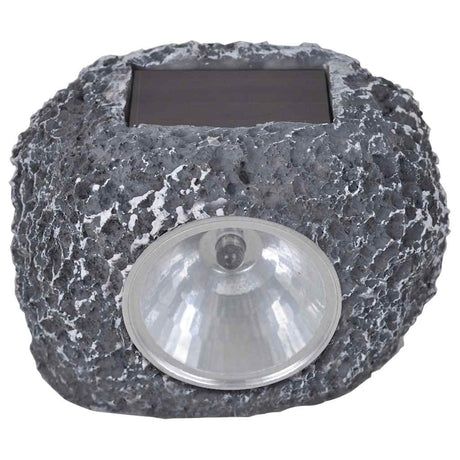 Vidaxl Outdoor Spotlight Solar førte 12 st stenformet