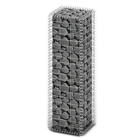 Vidaxl Schans kurv med låg 100x30x30 cm galvaniseret ledning