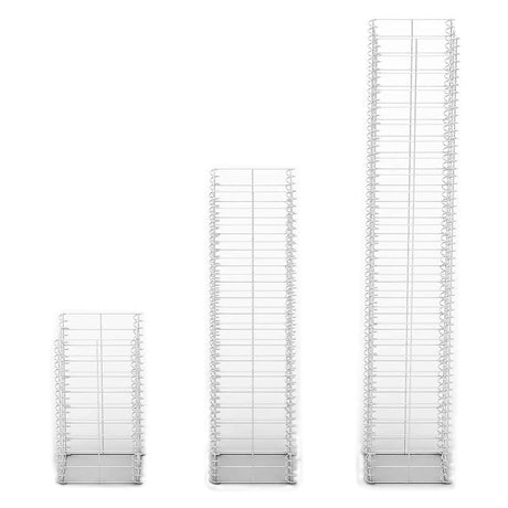 Vidaxl 3-Part Schanskorfset Galvanized Wire