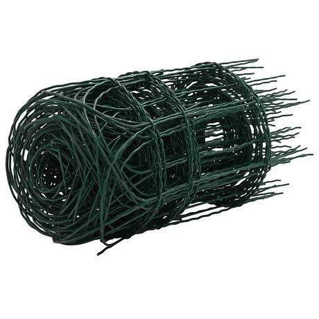 Vidaxl grænseparation 25x0,4 m pulver -belagt jern