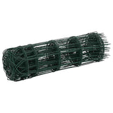 Vidaxl grænseparation 25x0,65 m pulver -belagt jern