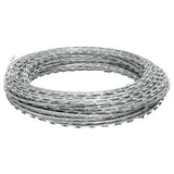 Vidaxl barbermaskine pigtrådskoncertina 100 m galvaniseret stål