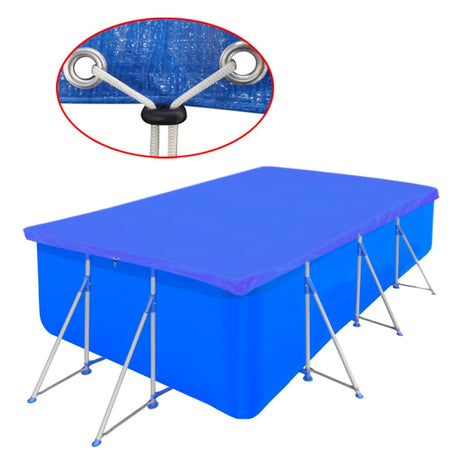 Vidaxx swimmingpoolbetræk rektangulært 90 g m² 400x207 cm pe