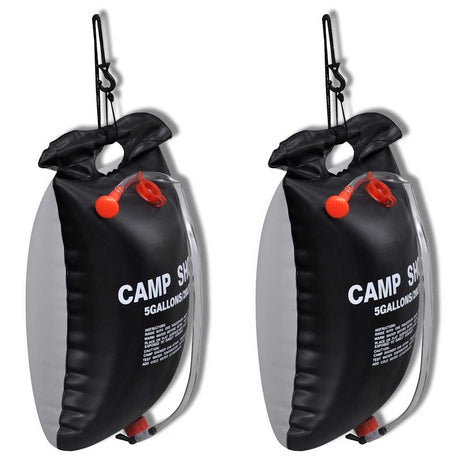 Vidaxl Camping Brusere 2 st Solar 20 L