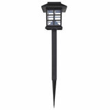 VIDAXL 12-Del LED Garden Belysning Set Solar med pin 8.6x8.6x38 cm
