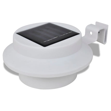 Vidaxl Solar udendørs lampe sæt 6 stykker hvidt