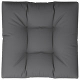 Vidaxl Palle Pushion 80 x 80 x 12 cm stofgrå