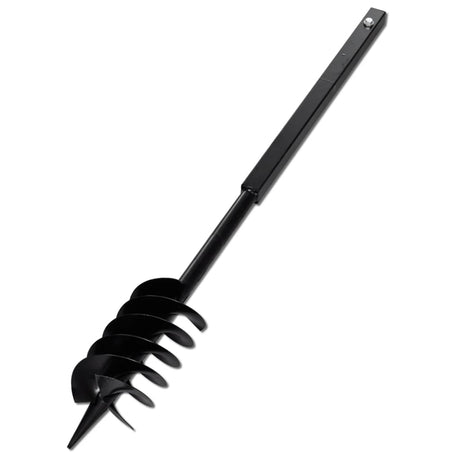 Vidaxl jordbor med håndtag og skruehoved 150 mm (sort)