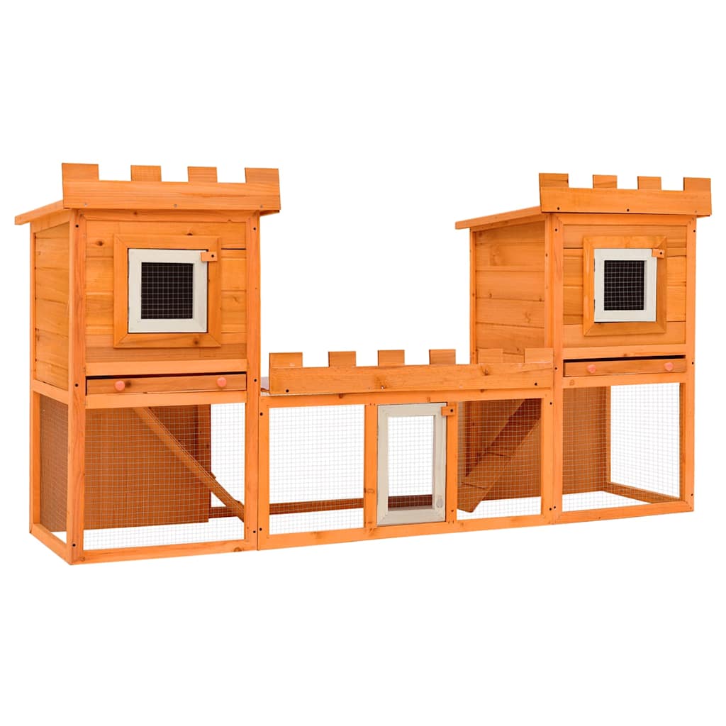 Vidaxl Rabbit Loft Double Large