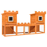 Vidaxl Rabbit Loft Double Large