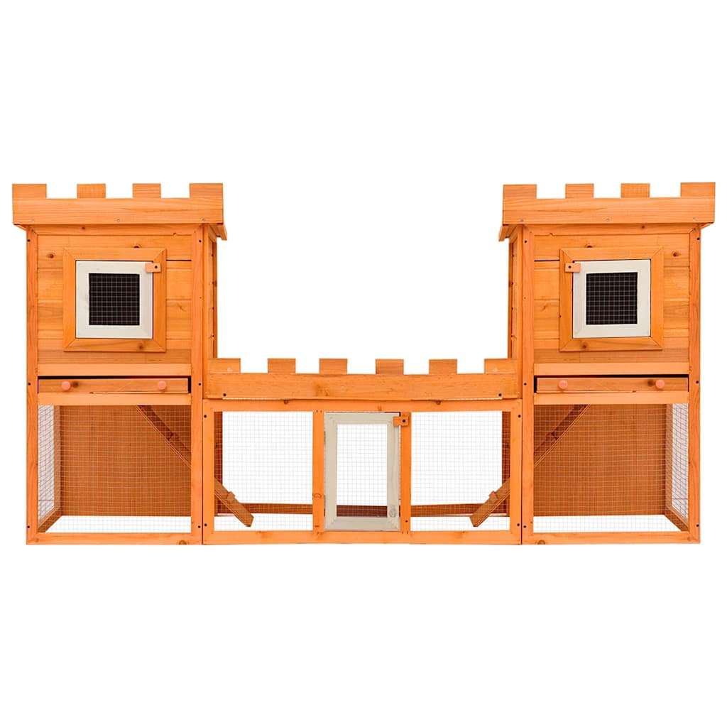 Vidaxl Rabbit Loft Double Large