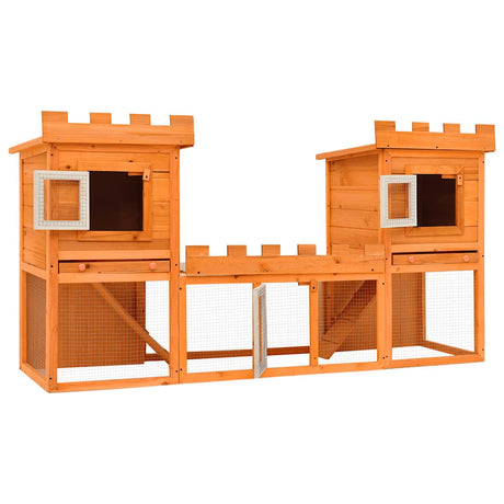 Vidaxl Rabbit Loft Double Large