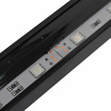 VidaXL LED akvarielampe med bobler RGB 48 cm