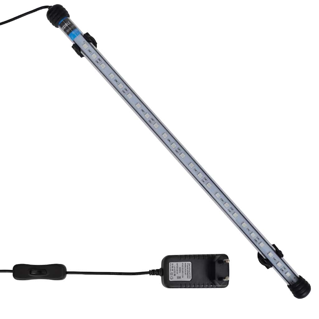 Vidaxxl LED akvarielampe 48 cm blå