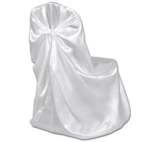 Vidaxl Wedding Stol Cover White (6 stykker)