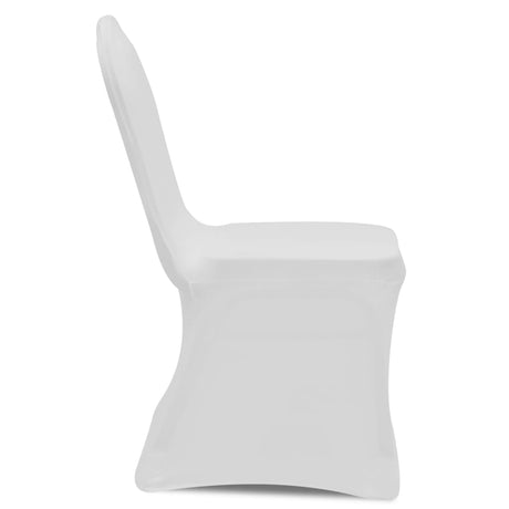 Vidaxl Stol Cover Stretch White (50 stykker)