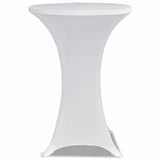 Vidaxl Stand Table Cover Stretch ø70cm hvid (2 stykker)
