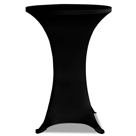 Vidaxl Stand Table Cover Stretch ø60cm sort (2 stykker)