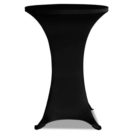 Vidaxl Stand Table Cover Stretch ø70cm sort (2 stykker)