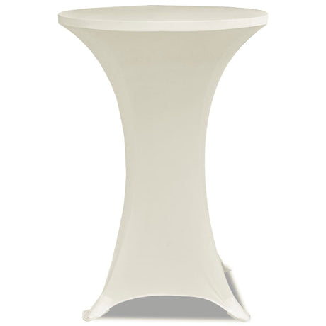 Vidaxl Stand Table Cover Stretch ø60cm creme (2 stykker)