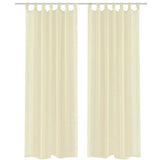 Vidaxl Curtain Cream 140x175 cm (2 stykker)