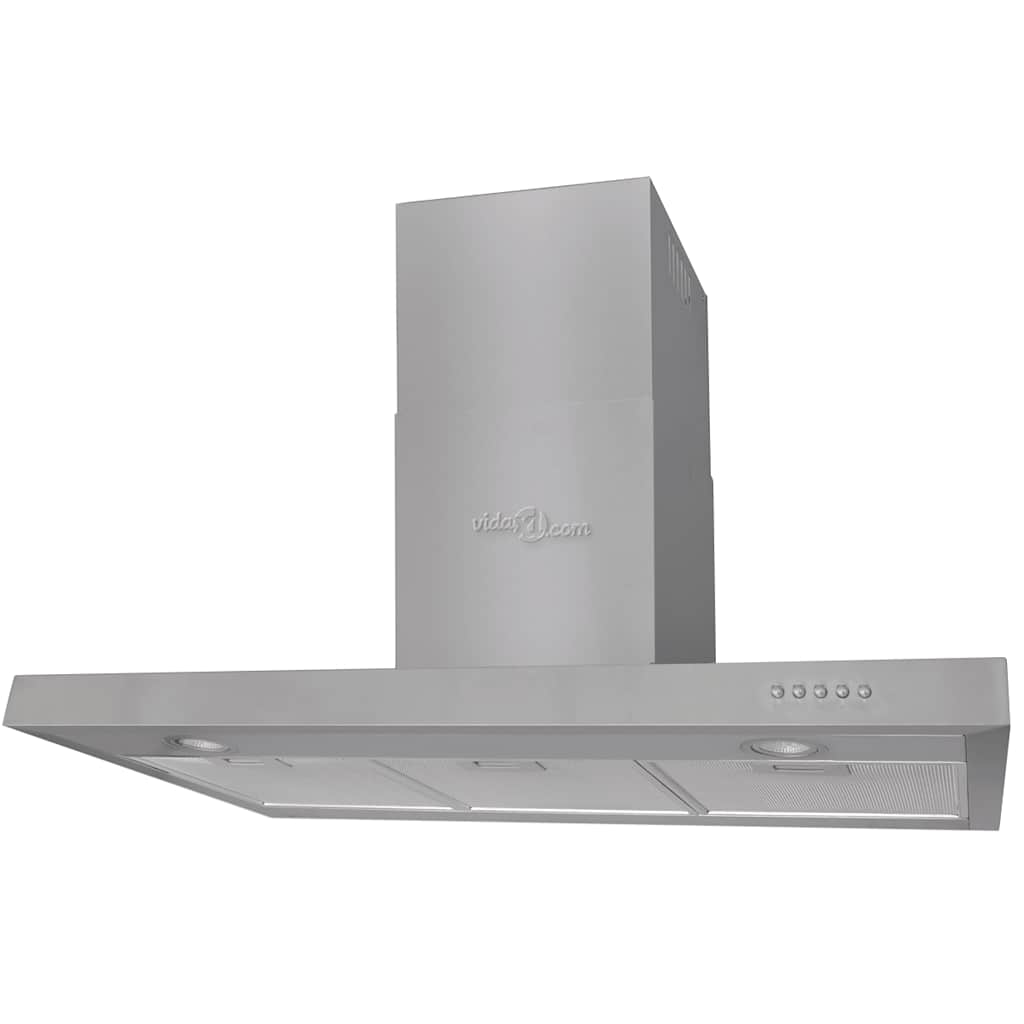 Vidaxl Extractor Hood flad 900 mm rustfrit stål