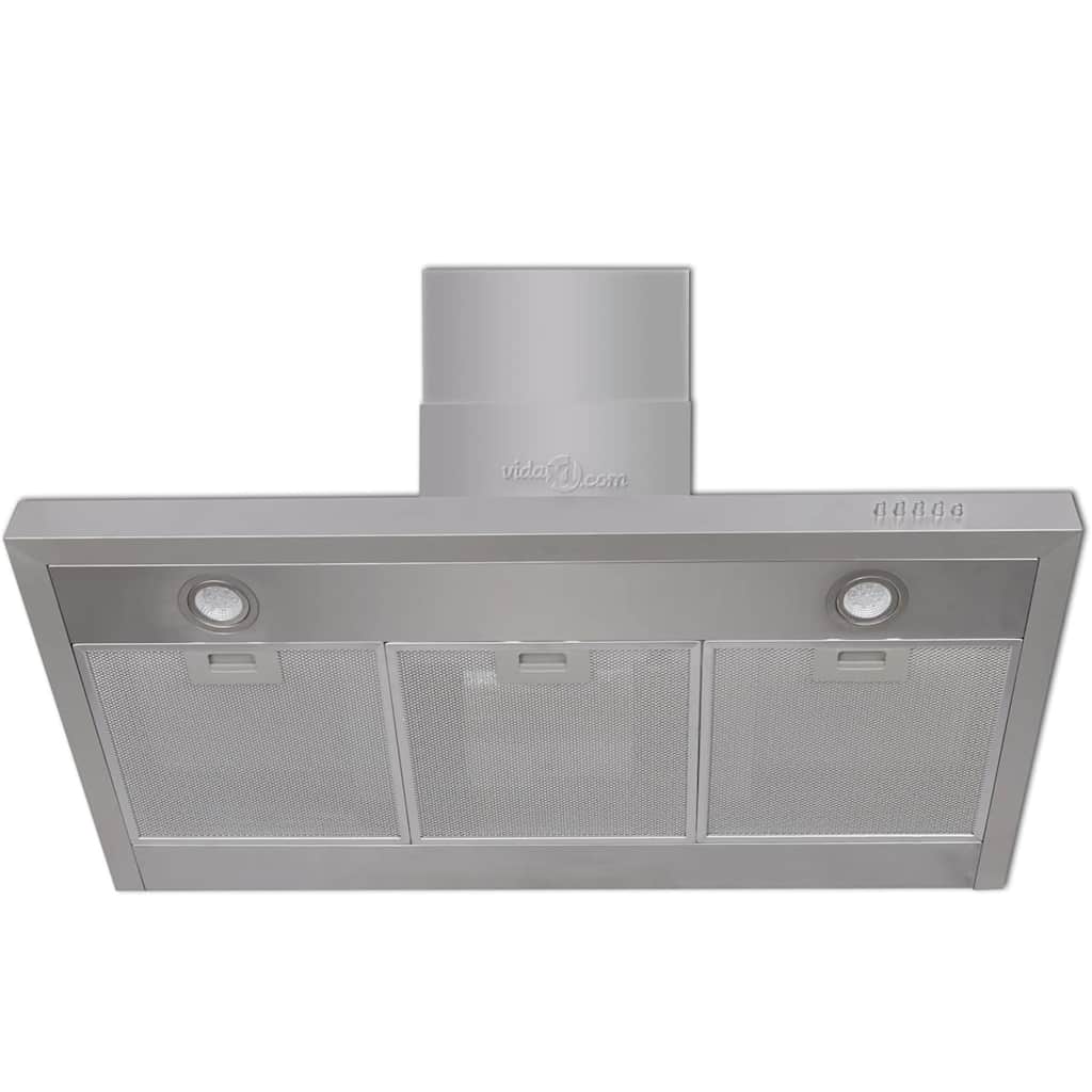 Vidaxl Extractor Hood flad 900 mm rustfrit stål