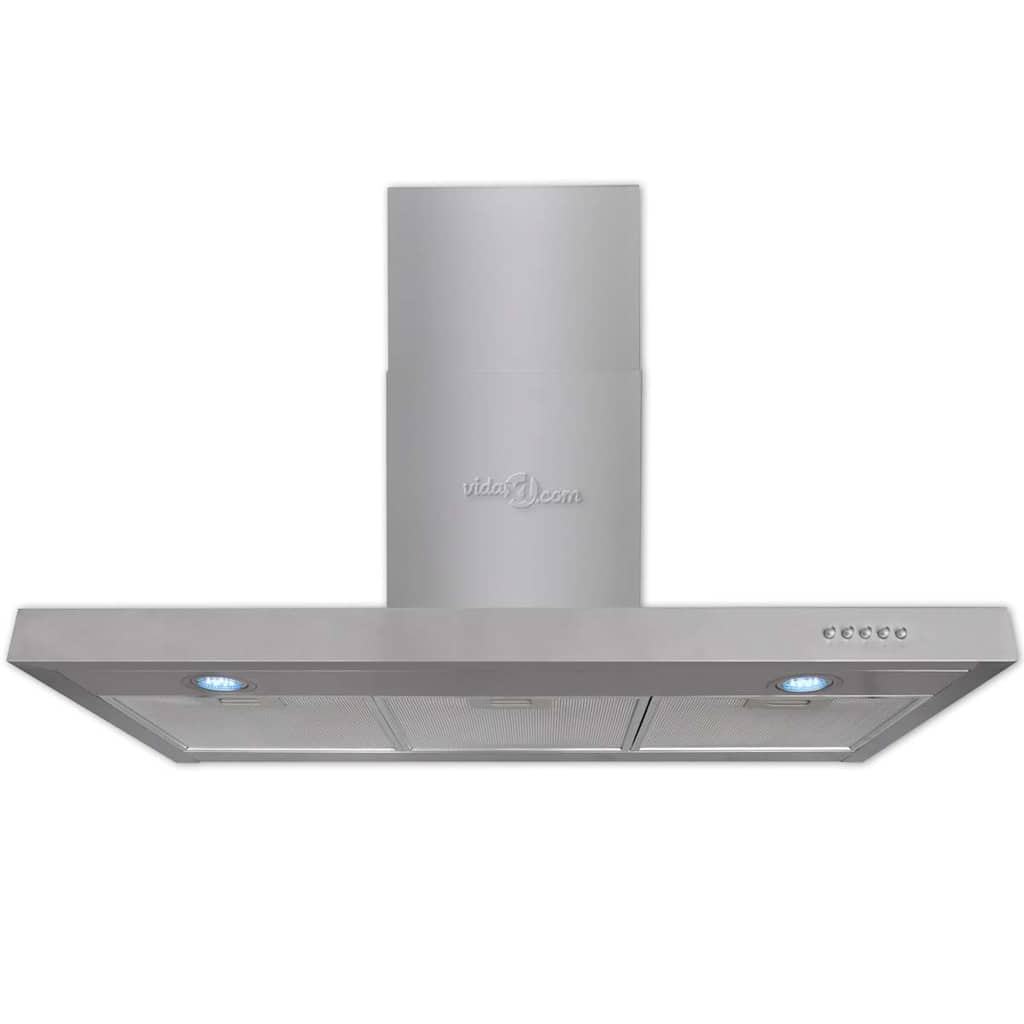Vidaxl Extractor Hood flad 900 mm rustfrit stål