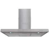 Vidaxl Extractor Hood flad 900 mm rustfrit stål