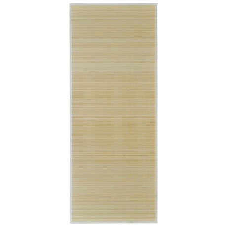 Vidaxl tæppe rektangulær 80x300 cm bambus naturlig