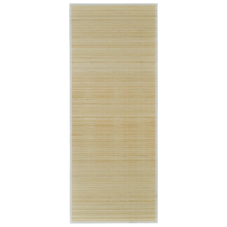 Vidaxl tæppe rektangulær 150x200 cm bambus naturlig