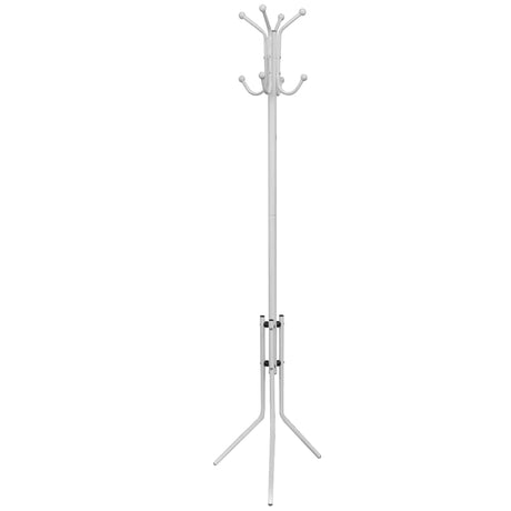 Vidaxl frakke rack metal hvid