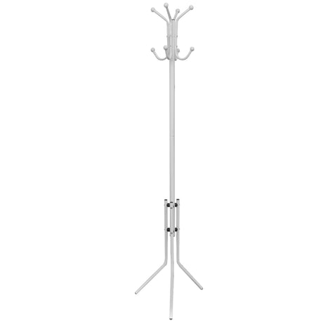 Vidaxl frakke rack metal hvid