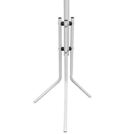 Vidaxl frakke rack metal hvid