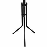 Vidaxl frakke rack metal sort