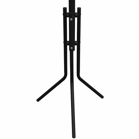 Vidaxl frakke rack metal sort