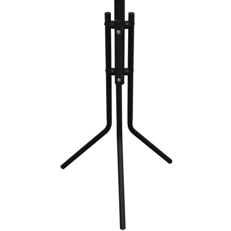 Vidaxl frakke rack metal sort