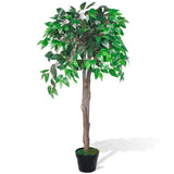 Vidaxl Kunst Figtræ med pot 110 cm