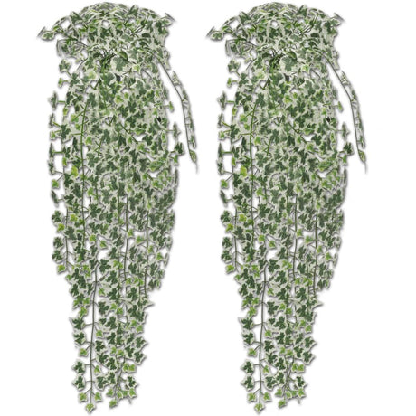 Vidaxl kunstig plante med forskellige Ivy -arter 90 cm