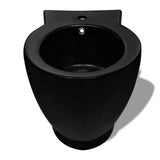 Vidaxl toiletter Bidet Set keramisk sort