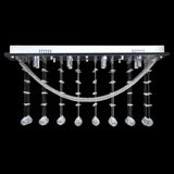 Vidaxl loftslampe med glitrende glas krystalperler 8xg9 29 cm
