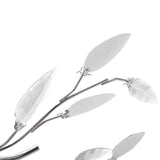 Vidaxl loftslampe med krystalblade af akryl 5xe14 hvid
