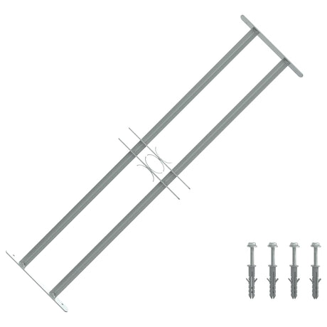 Vidaxl Window Protection Justerbar med 2 tværstænger 700-1050 mm