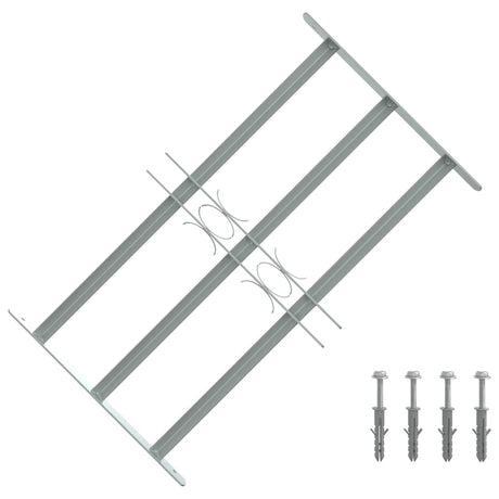 Vidaxl Window Protection Justerbar med 3 tværstænger 500-650 mm