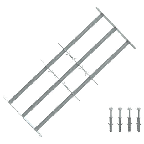 Vidaxl Window Protection Justerbar med 3 tværstænger 700-1050 mm